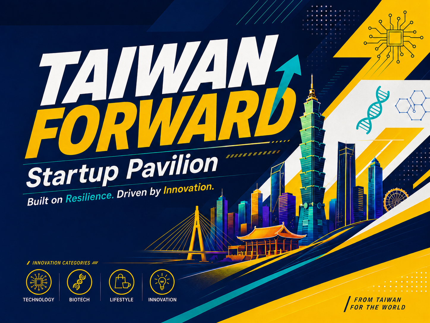 Taiwan Forward Startup Pavilion — Technology, Biotech, Lifestyle, and Innovation